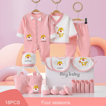 Newborn Baby Unisex Clothing Sets, 100% Cotton